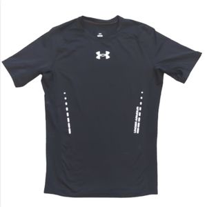 Under Armour Heatgear Short Sleeve Black Siza Large